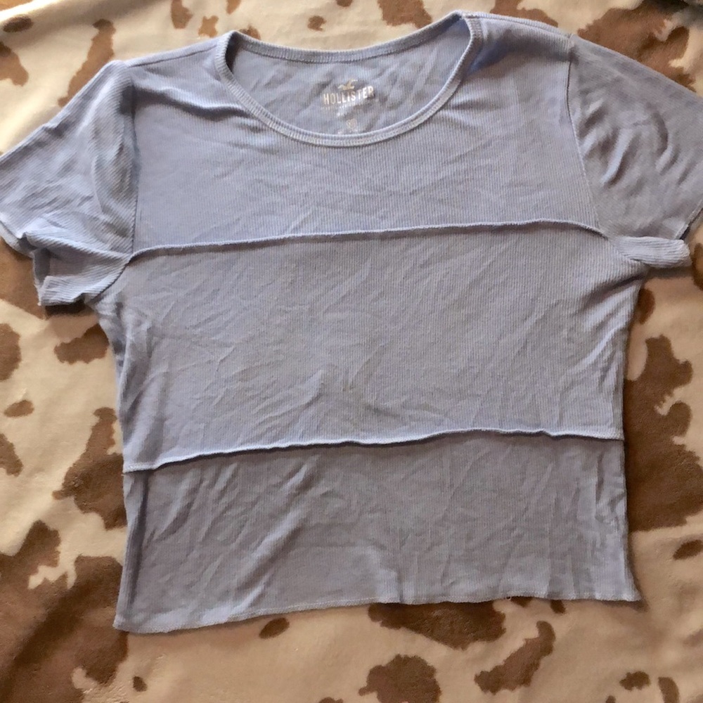 hollister t shirt XS, light blue
